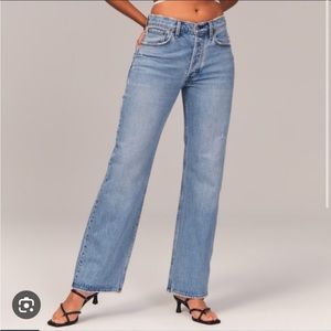 90s baggy low rise jeans Abercrombie